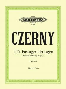 CZERNY - 125 PASSAGENÜBUNGEN OP.261 FÜR KLAVIER (MARTIENSSEN)