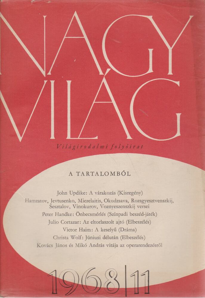 KARDOS LÁSZLÓ - Nagyvilág 1968/11. [antikvár]