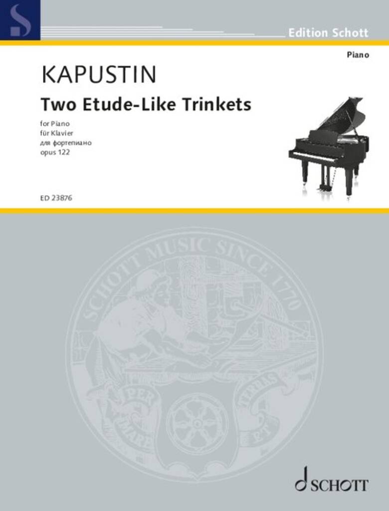KAPUSTIN, NIKOLAI - TWO ETUDE-LIKE TRINKETS FOR PIANO