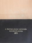 A Magyar Jogász Szövetség határidőnaplója 1971 [antikvár]