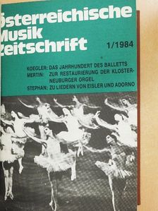 Horst Koegler - Österreichische Musikzeitschrift 1984 [antikvár]