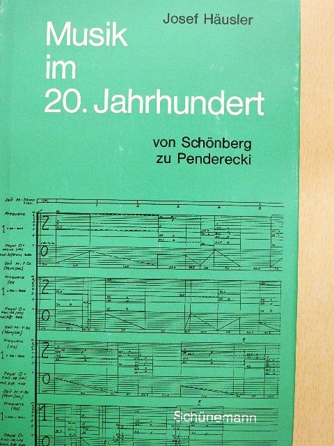 Josef Häusler - Musik im 20. Jahrhundert [antikvár]