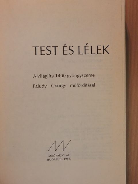 Adalbert von Chamisso - Test és lélek [antikvár]