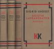 Undset, Sigrid - Kristin Lavransdatter I-III. [antikvár]