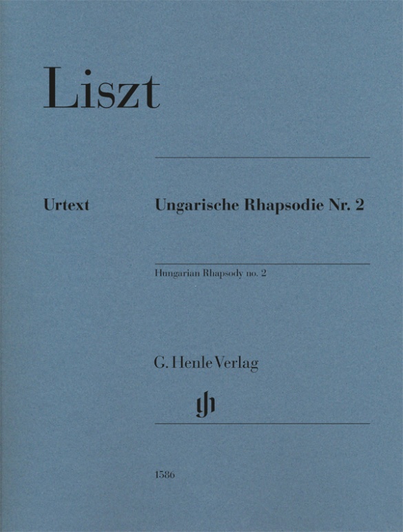 LISZT - UNGARISCHE RHAPSODIE NR.2 FÜR KLAVIER URTEXT (HERTTRICH / ECKHARDT)