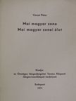Várnai Péter - Mai magyar zene/Mai magyar zenei élet [antikvár]