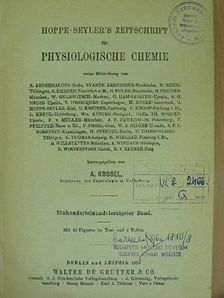 F. Knoop - Hoppe-Seyler's Zeitschrift für Physiologische Chemie 1924/1-6 [antikvár]