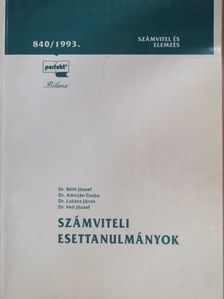 Dr. Adorján Csaba - Számviteli esettanulmányok [antikvár]