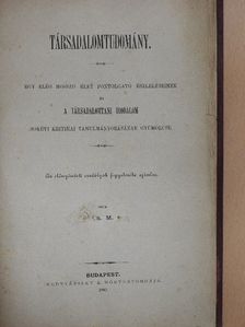 Cs. M. - Társadalomtudomány [antikvár]