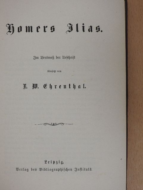 Homeros - Homers Ilias (gótbetűs) [antikvár]