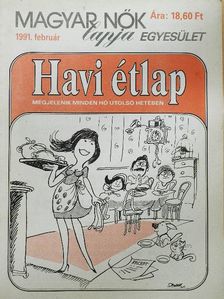 Havi étlap 1991. február [antikvár]