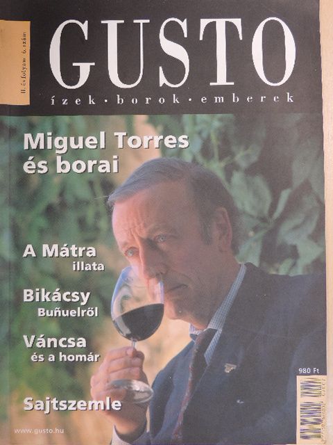 Saranki Márta - Gusto 2002/6. [antikvár]