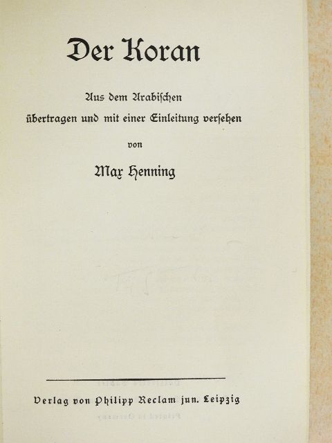 Der Koran [antikvár]
