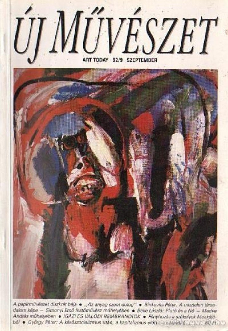 SINKOVITS PÉTER - Új Művészet 92/9. szeptember [antikvár]