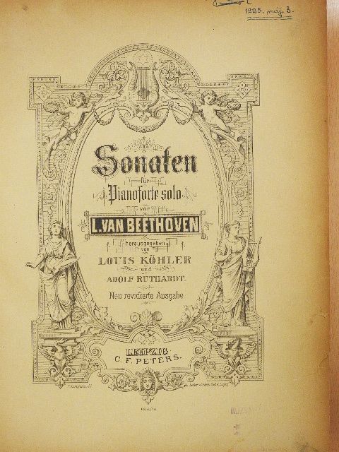 L. van Beethoven - Sonaten für Pianoforte Solo [antikvár]