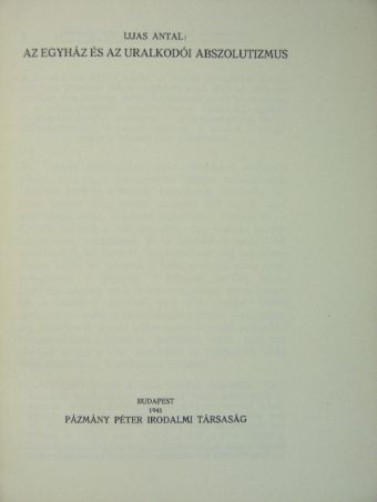Dr. Meszlényi Antal - A keresztény egyház története VII/1-2. [antikvár]