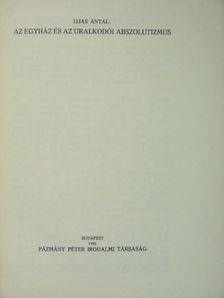 Dr. Meszlényi Antal - A keresztény egyház története VII/1-2. [antikvár]