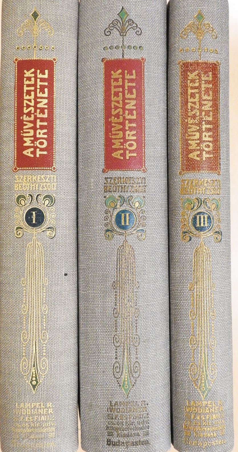 Berzeviczy Albert - A művészetek története I-III. [antikvár]