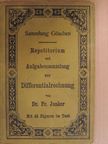 Prof. Dr. Fr. Junker - Repetitorium und Aufgabensammlung zur Differentialrechnung [antikvár]