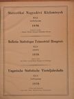 Statisztikai Negyedévi Közlemények 1938/1-4. [antikvár]
