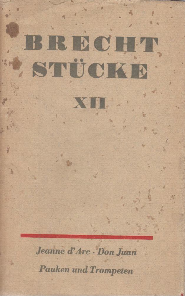 Brecht, Bertolt - Stücke XII. [antikvár]