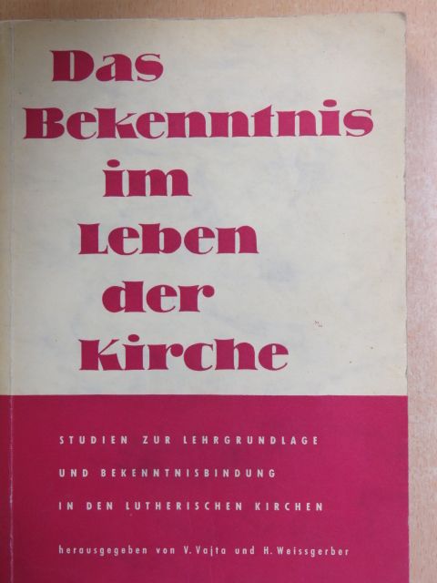 Ján Michalko - Das Bekenntnis im Leben der Kirche [antikvár]