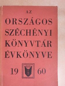 Babiczky Béla - Az Országos Széchényi Könyvtár Évkönyve 1960 [antikvár]