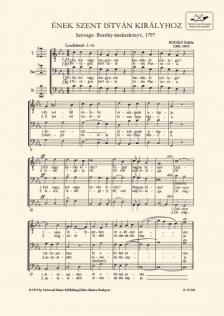 Kodály Zoltán - ÉNEK SZENT ISTVÁN KIRÁLYHOZ (BOZÓKY-ÉNEKESKÖNYV, 1797)
