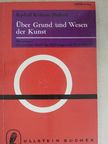 Rudolf Krämer-Badoni - Über Grund und Wesen der Kunst [antikvár]