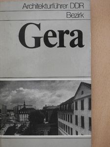 Gotthard Brandler - Bezirk Gera [antikvár]