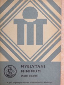 Dr. Hegedűs József - Nyelvtani minimum [antikvár]
