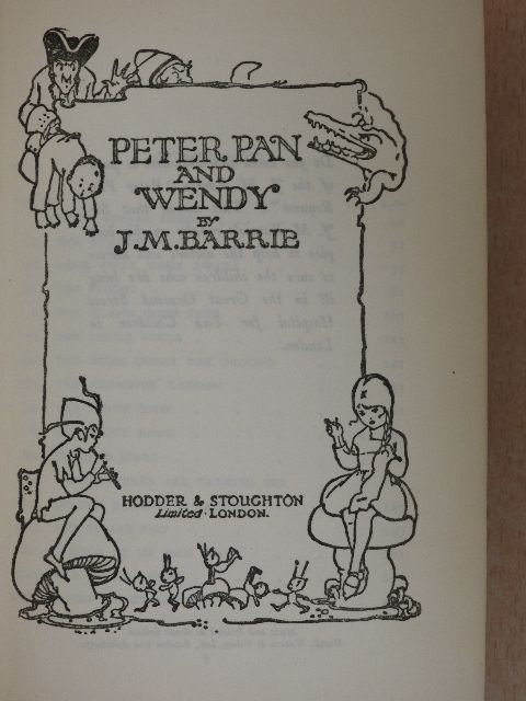 J. M. Barrie - Peter Pan and Wendy [antikvár]