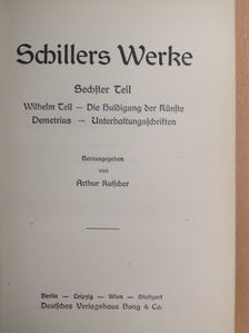 Friedrich Schiller - Schillers Werke 6-7. (gótbetűs) [antikvár]