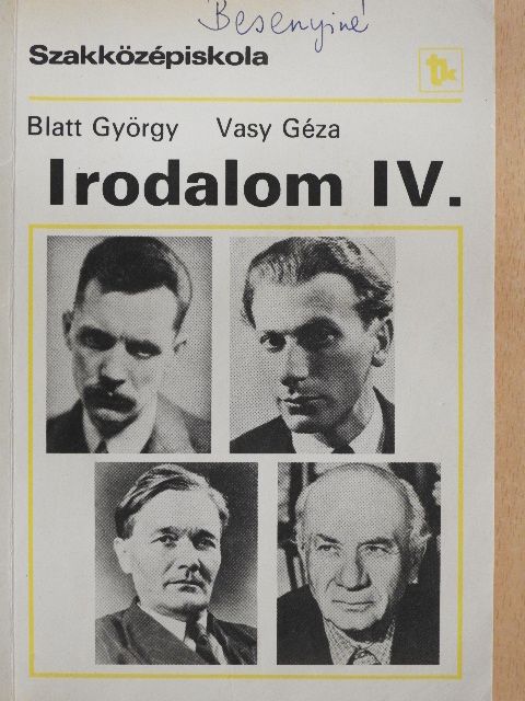 Blatt György - Irodalom IV. [antikvár]