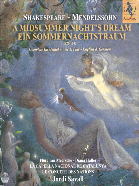 MENDELSSOHN - A MIDSUMMER NIGHT'S DREAM 4CD SAVALL