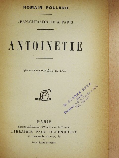 Romain Rolland - Jean-Christophe VI. [antikvár]