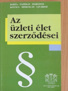 Barta Judit - Az üzleti élet szerződései [antikvár]