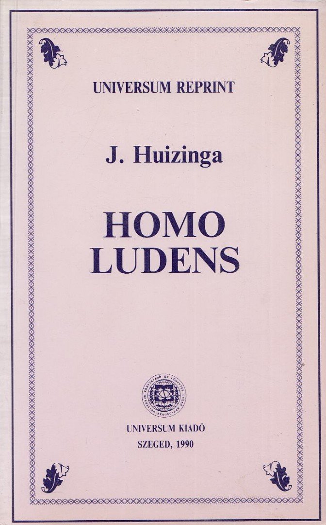 Johan Huizinga - Homo Ludens [antikvár]