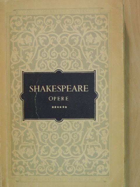 William Shakespeare - William Shakespeare opere VI. [antikvár]