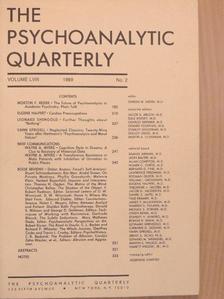 Eugene Halpert - The Psychoanalytic Quarterly 1989/2. [antikvár]