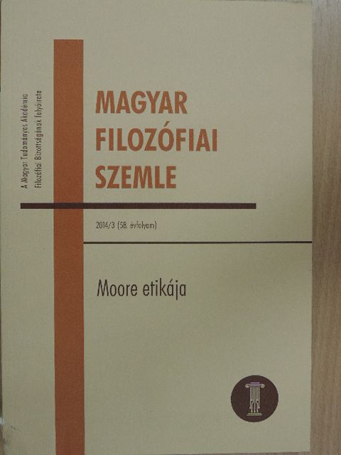 Balogh László Levente - Magyar Filozófiai Szemle 2014/3. [antikvár]