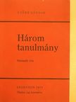 Csőke Sándor - Három tanulmány III. [antikvár]