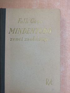 Falk Géza - Mindentudó zenei zsebkönyv [antikvár]