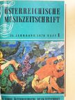 Prof. Elisabeth Lafite - Österreichische Musikzeitschrift 1970 [antikvár]