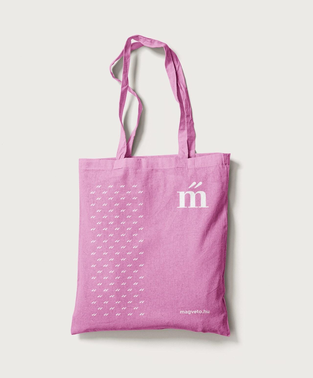 Magvető vászontáska pink