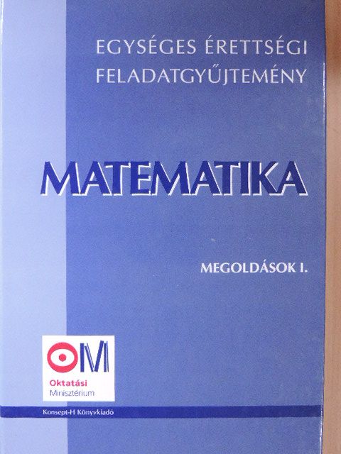 Hortobágyi István - Matematika megoldások I. [antikvár]
