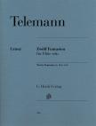 TELEMANN - ZWÖLF FANTASIEN FÜR FLÖTE SOLO (M. BEYER) URTEXT