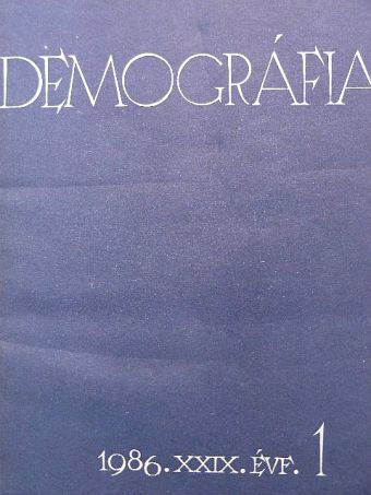 Barta Barnabás - Demográfia 1986/1-4. [antikvár]