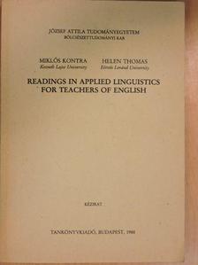 H. Douglas Brown - Readings in Applied Linguistics for Teachers of English [antikvár]