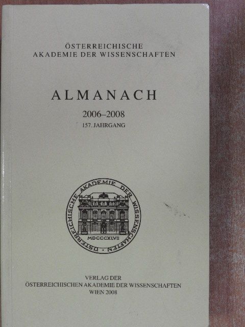 Österreichische Akademie der Wissenschaften Almanach 2006-2008 [antikvár]